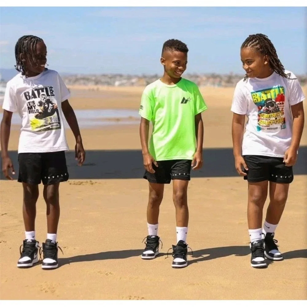 Battle Sports  Fly  2.0  Kids Athletic M Compression   Shorts